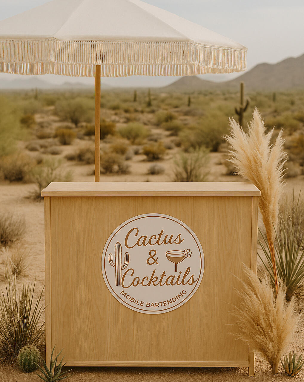 Cactus & Cocktails Drink With Cactus