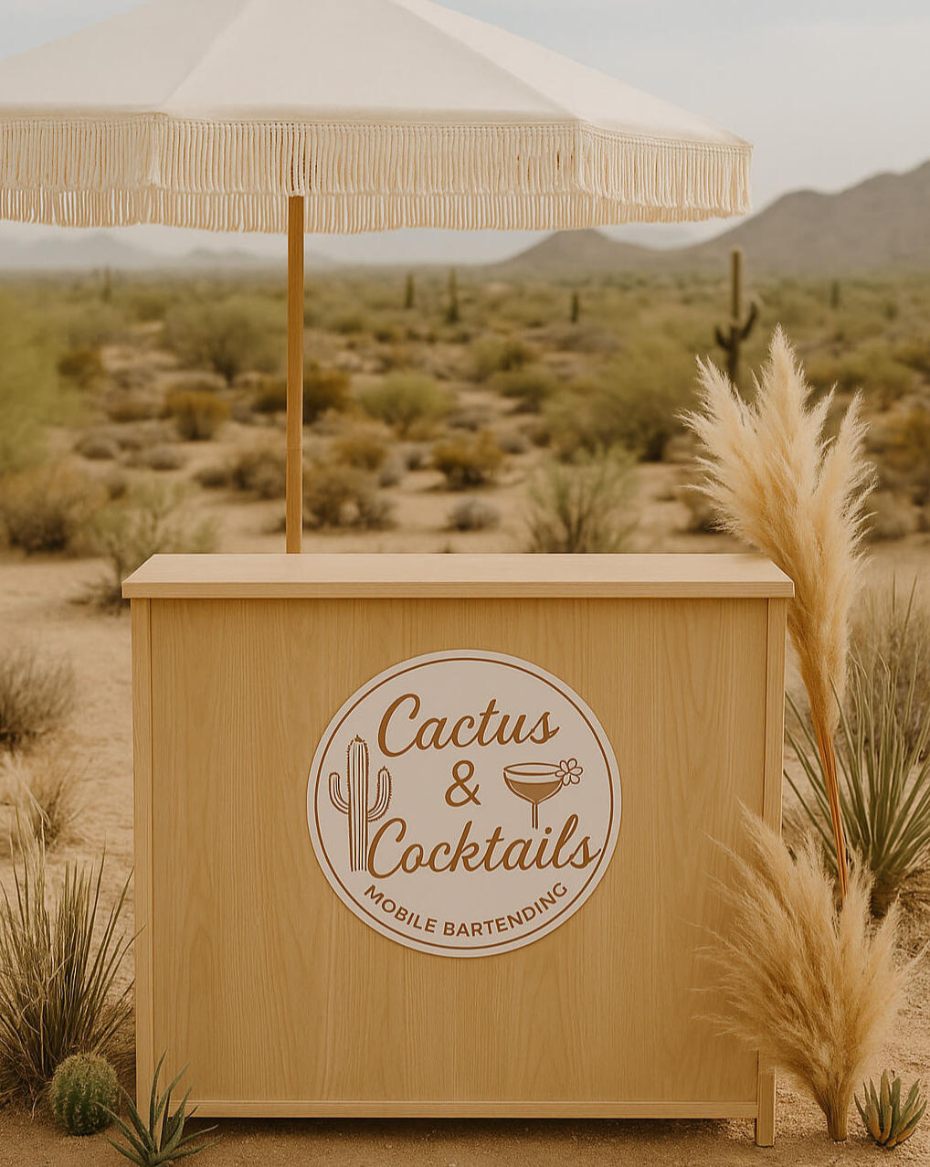 Cactus & Cocktails Drink With Cactus